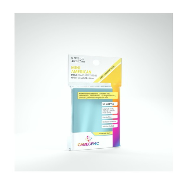 GameGenic Prime Mini kártyavédő fólia 44x67mm (50 db/csomag)