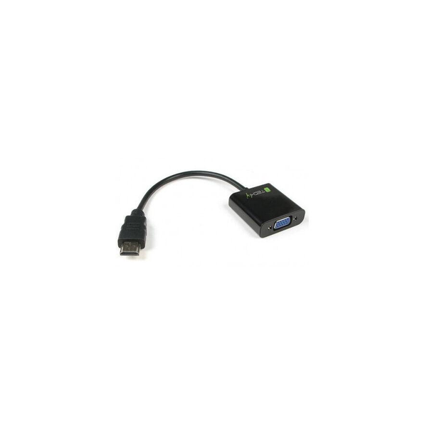 Techly IDATA-HDMI-VGA2 video kabel adapter VGA (D-Sub) Zwart