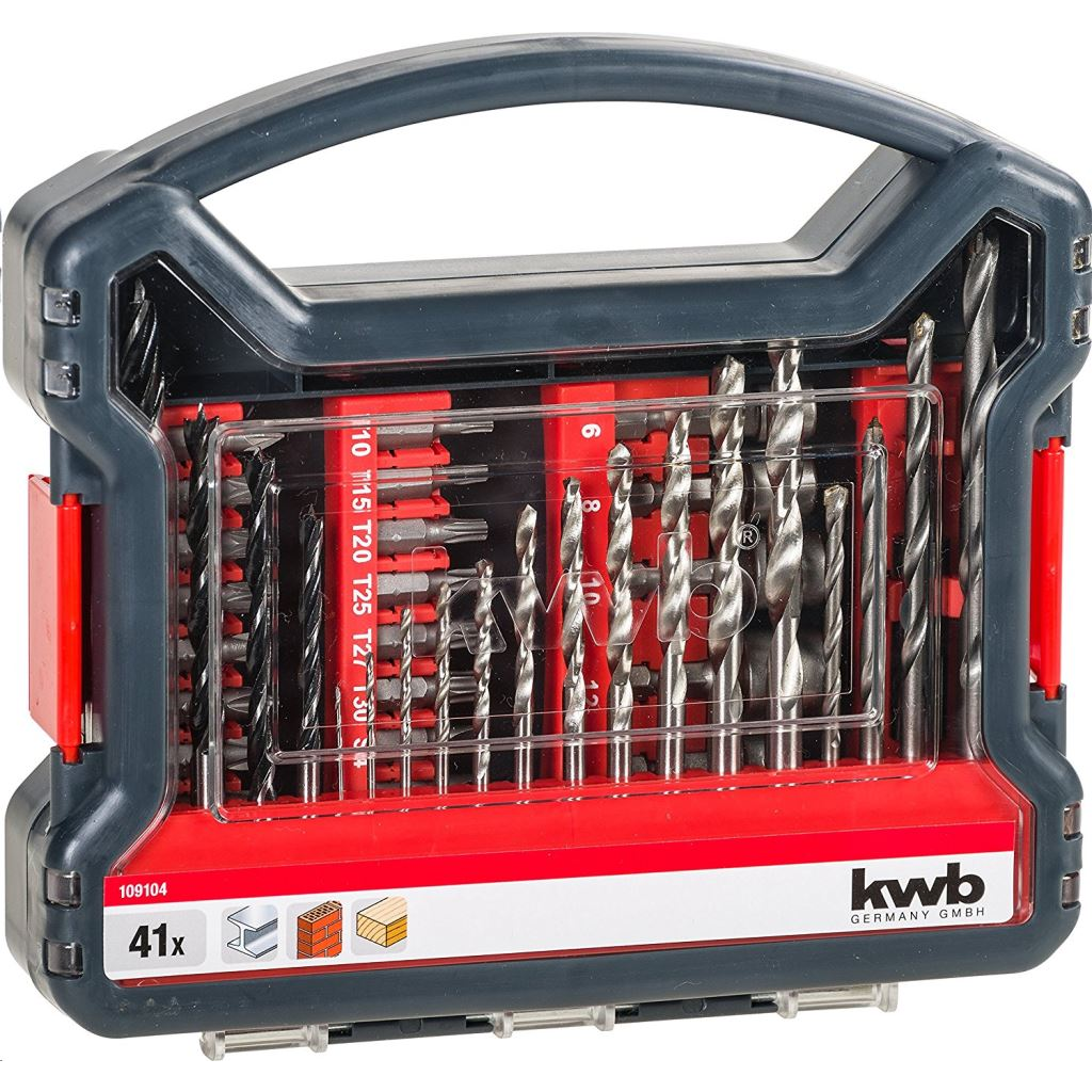 KWB POWER-BOX STANDARD bit, fúrószár készlet, 41 db-os (109104) (109104)
