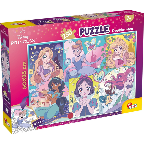 LISCIANI DISNEY PUZZLE DF PLUS 250 PRINCESS MANGA