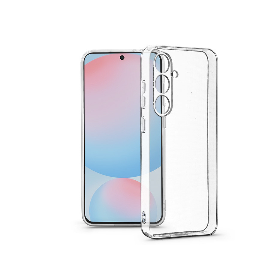 Haffner Clear Case kameravédős szilikon tok - Samsung SM-S721 Galaxy S24 FE - átlátszó (HF326059)