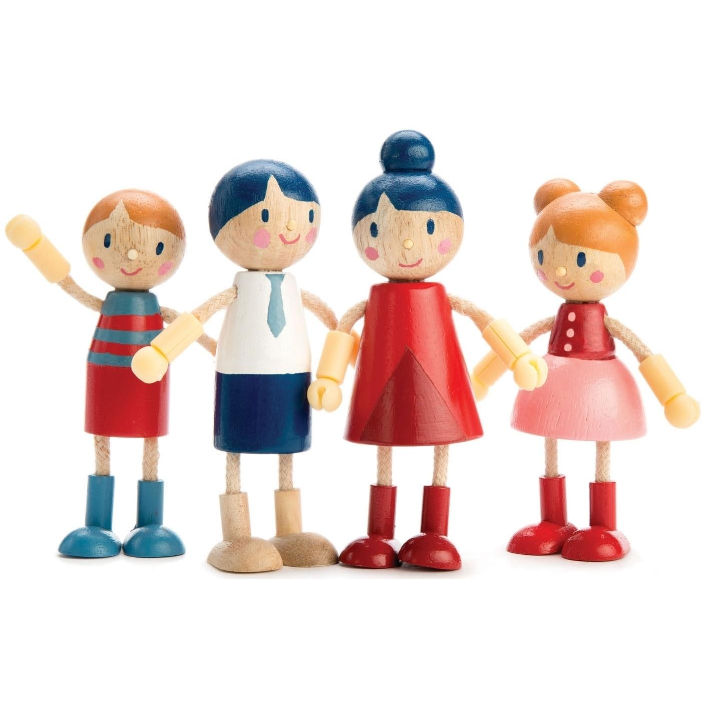 Tender Leaf Doll Family Doll House Figurines (TL8142)