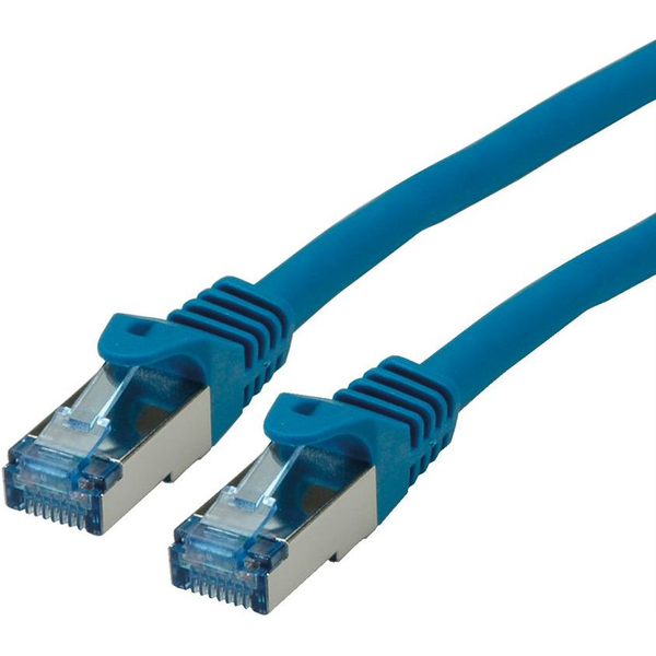 ROLINE Patchkabel Cat.6A S/FTP (PiMF), Component Level, LSOH, blau, 2 m