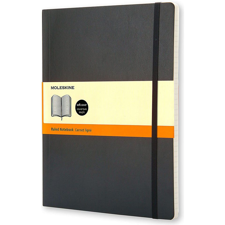 Moleskine Notesz Qp621 Puha Fekete 