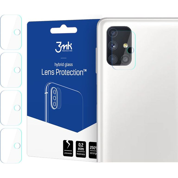Hybridní Sklo 3MK pro Samsung Galaxy M51, 4 ks