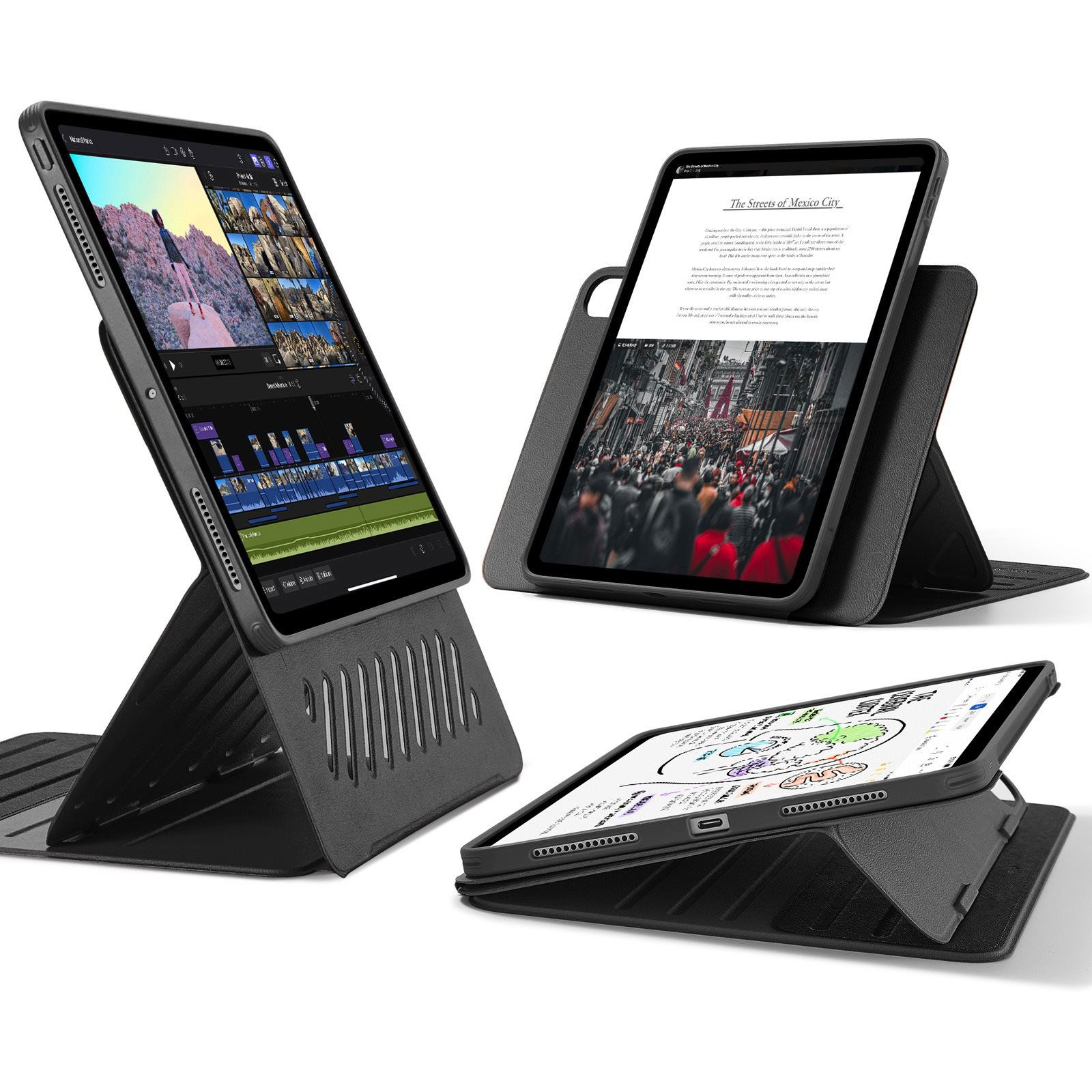 Flipové puzdro ESR pre Apple iPad Pro 13 7 gen 2024, pancierový case s (1B2030106)