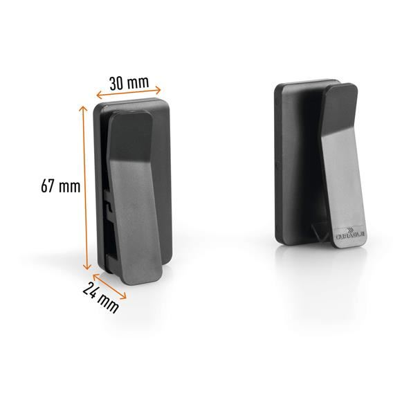 Durable Visioclip fali tablet tartó szett fekete (DB893958) (DB893958)