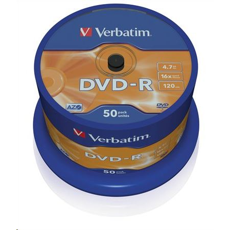 Verbatim DVD-R Matt Silver 4,7 GB 50 kusů