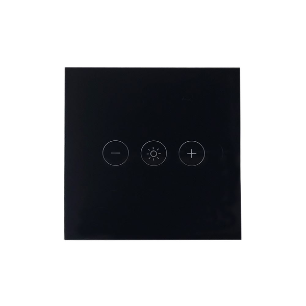 SmartWise Dimmer Wi-Fi-s fényerőszabályzós érintős okos villanykapcsoló fekete (SMW-KAP-DMB)