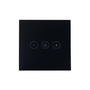 SmartWise Dimmer Wi-Fi-s fényerőszabályzós érintős okos villanykapcsoló fekete (SMW-KAP-DMB)