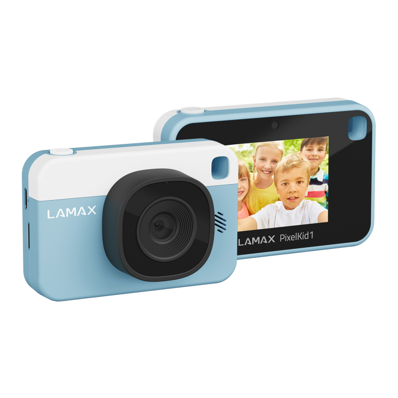 LAMAX PixelKid1 Gyerek Digitális Fényképező 8Mpx / FullHD - Kék (LXKCMPIXEL1LA)