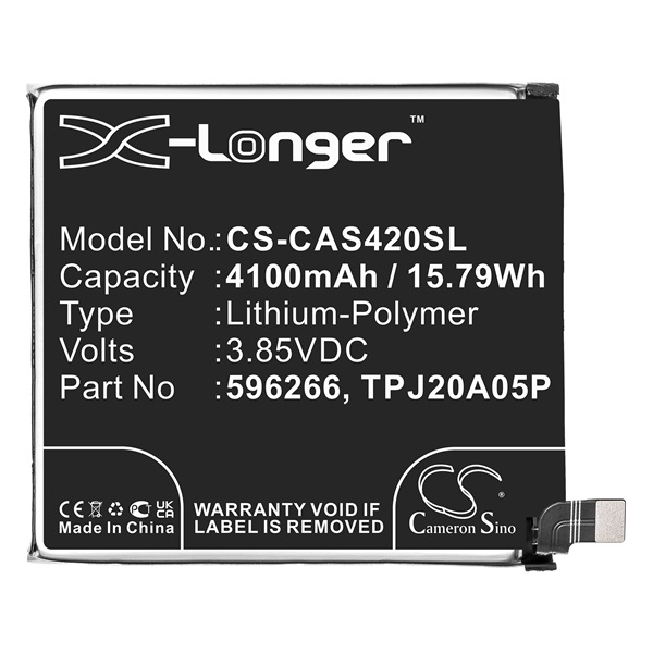 Cameron Sino CS-CAS420SL CAT S42 Telefon akkumulátor 4100 mAh