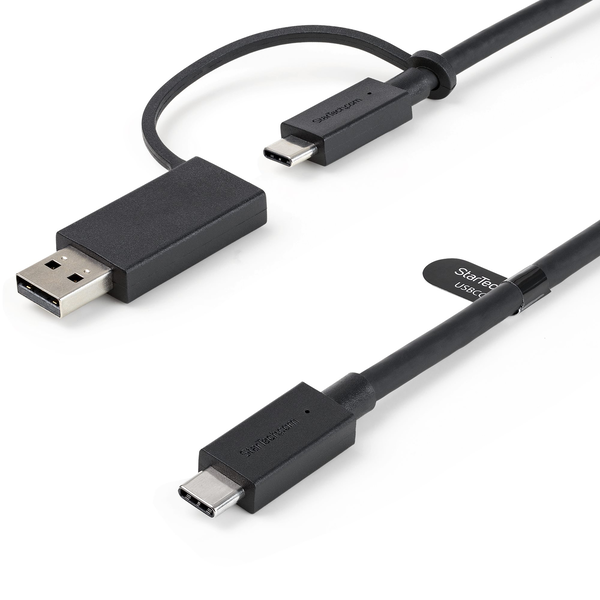 StarTech.com USBCCADP USB kabel 1 m USB 3.2 Gen 2 (3.1 Gen 2) USB C Černý