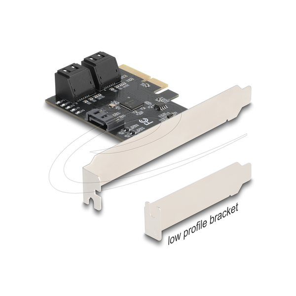 DELOCK PCI Express x4 Karte zu 5 Port SATA Kontroller - Low