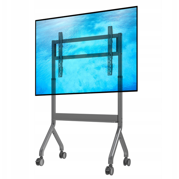 North Bayou P150 padlóállvány 70"-90" TV/Monitor Gurulós Motoros Padlóállvány - Fekete