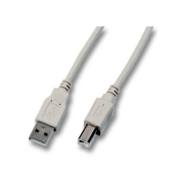 EFB USB2.0 Anschlusskabel A-B,St.-St.,1m,grau,Classic