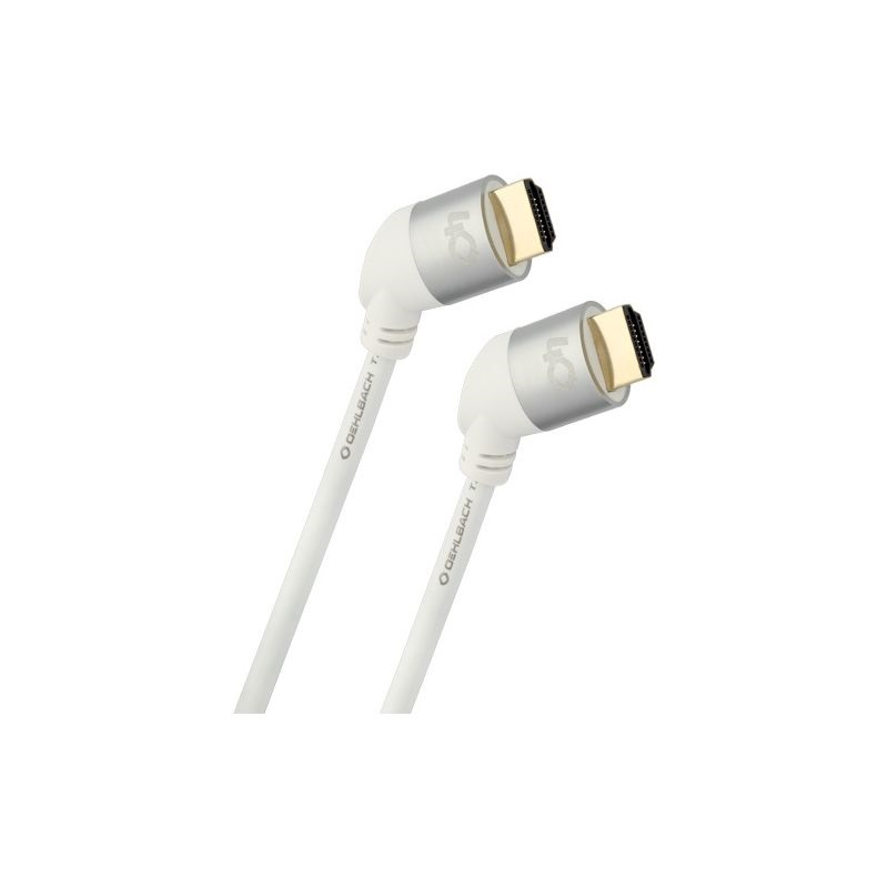 Oehlbach OB 138 Easy Connect HS.40 HDMI - HDMI 2.0 Kábel 1.44m - Fehér (D1C138)