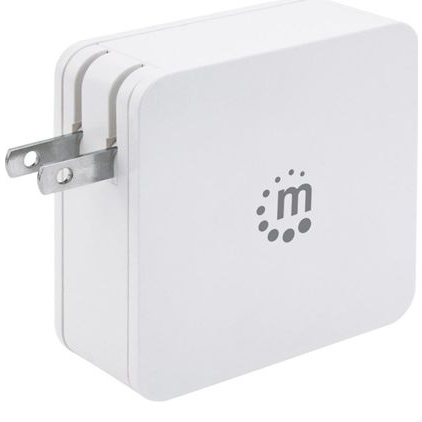 Manhattan 180146 oplader voor mobiele apparatuur Netbook, Tablet Wit AC Binnen
