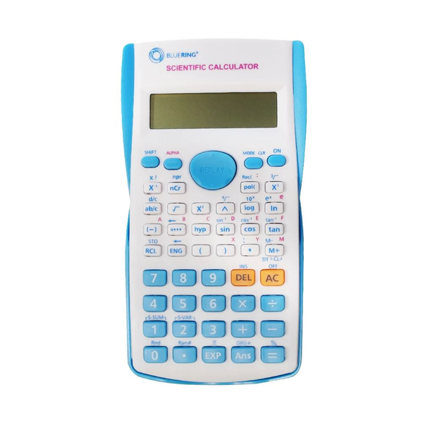 Bluering 240 funkciós tudományos számológép fehér-kék (50276)