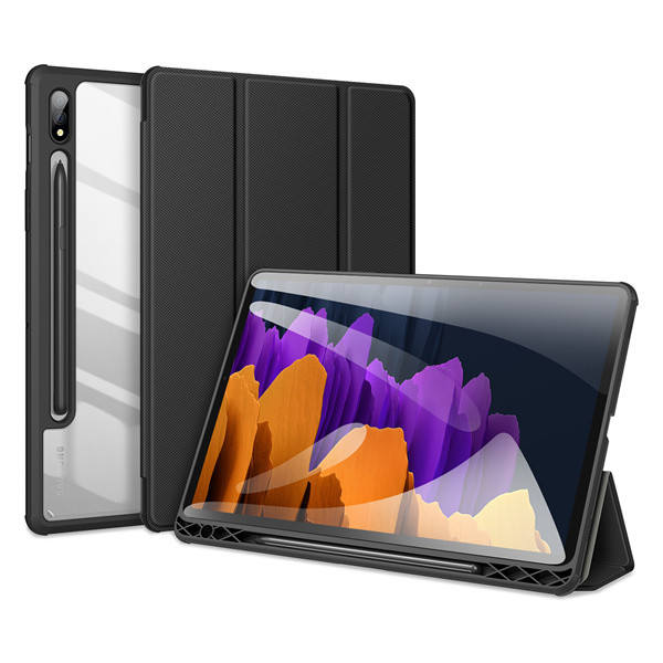 Калъф за смартфон DuxDucis, Toby, За Samsung Galaxy Tab S7, 11 ", Черен