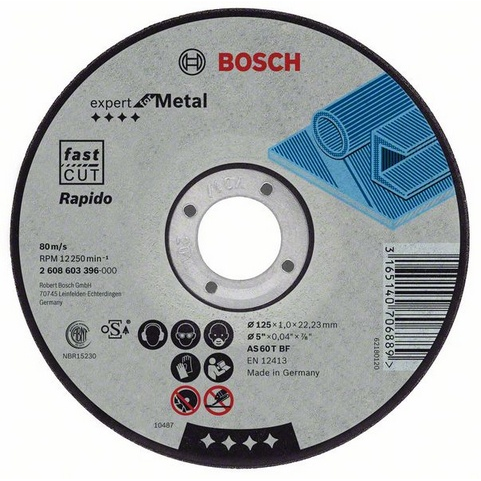 Bosch 2 608 600 394 sarokcsiszoló tartozék Csiszolólemez (2608600394)