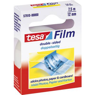tesafilm Rolle 7,5m 12mm doppelseitig Hängefaltbox