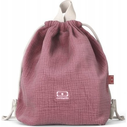 Monbento Lunchbag Kids Gyerek uzsonnás Ételhordó szövet hátizsák 7L - Pink