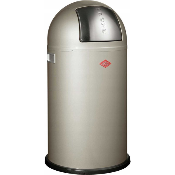 Kosz na śmieci Wesco Kosz na śmieci n. srebrny 50l Pushboy Wesco
