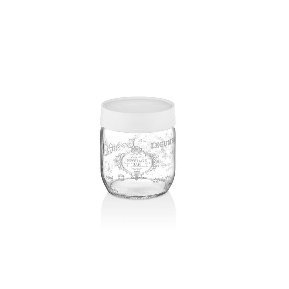 Iris HN-1409 Retro Üveg fűszertartó 425ml - Fehér (HN-1409)