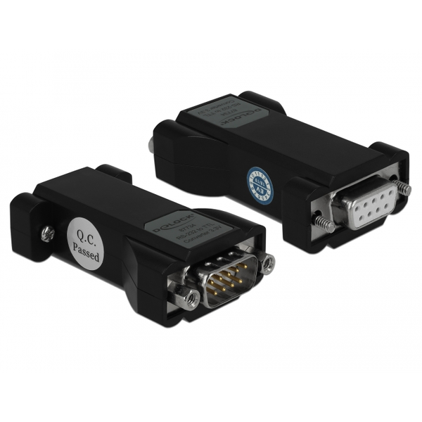 Delock Átalakító 1 x soros RS-232 DB9 port anya - 1 x soros LVTTL / LVCMOS 3,3 V DB9-es port apa ESD