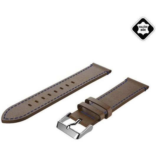 Gigapack 20mm valódi bőr univerzális pótszíj világosbarna (GP-68660)