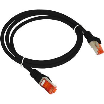 Alantec Patch-cord S/FTP kat.6A LSOH 0.25m czarny 