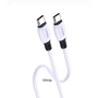 Kakusiga KSC-951 USB-C apa - USB-C apa Töltő kábel 1m - Fehér