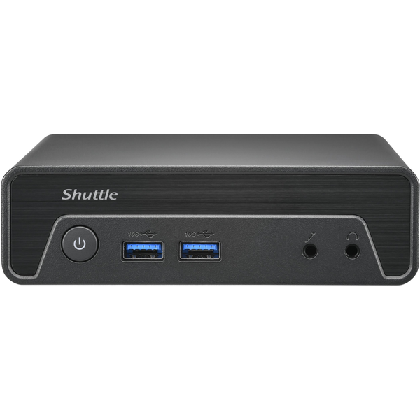 Shuttle Nano PC NE10N 0,6L størrelse PC Sort N100 Intel® SoC
