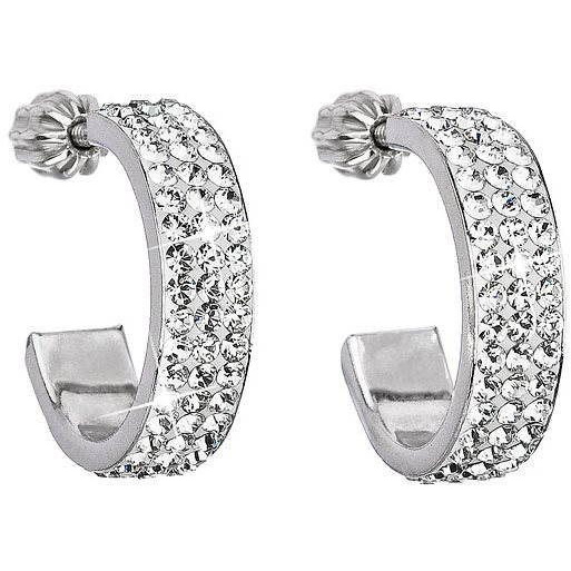 Swarovski kristályokkal díszített fülbevaló - 31119,1 (925/1000; 2,2 g) (8590962312850)