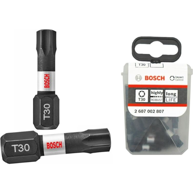 Bosch Impact Control T30 Bitfej (25 db / csomag) (2607002807)