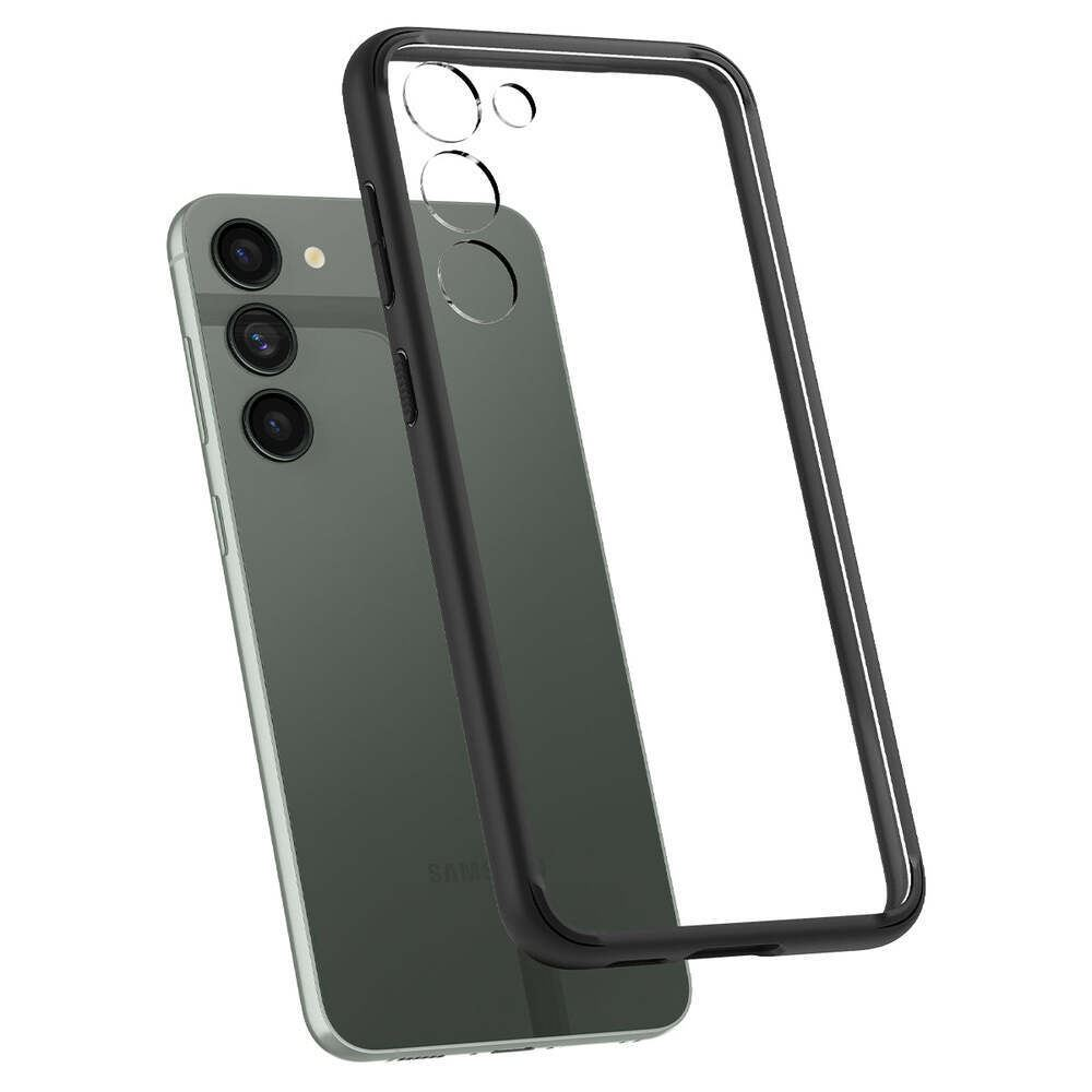 Spigen Ultra Hybrid Samsung Galaxy S23 tok átlátszó-fekete (ACS05715) (ACS05715)