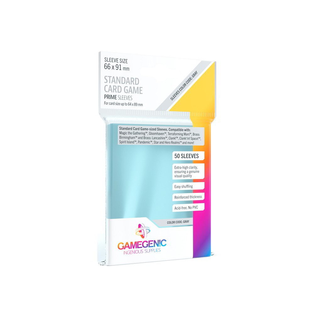 GameGenic Prime Standard kártyavédő fólia 59x91mm (50 db/csomag) (GAM37102)