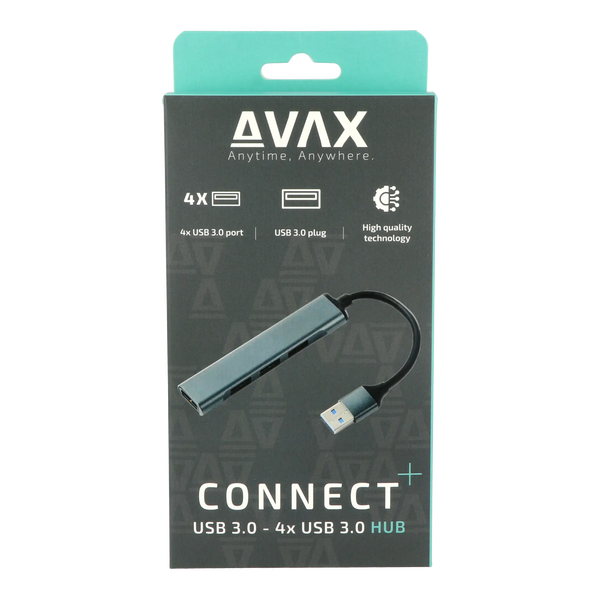 AVAX HB600 CONNECT+ USB 3.0 HUB distributor - 4x USB 3.0