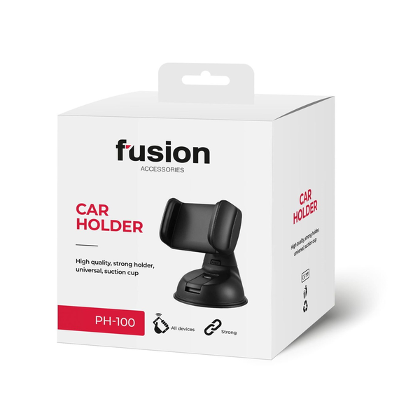 Fusion PH-100 Mobiltelefon autós tartó - Fekete