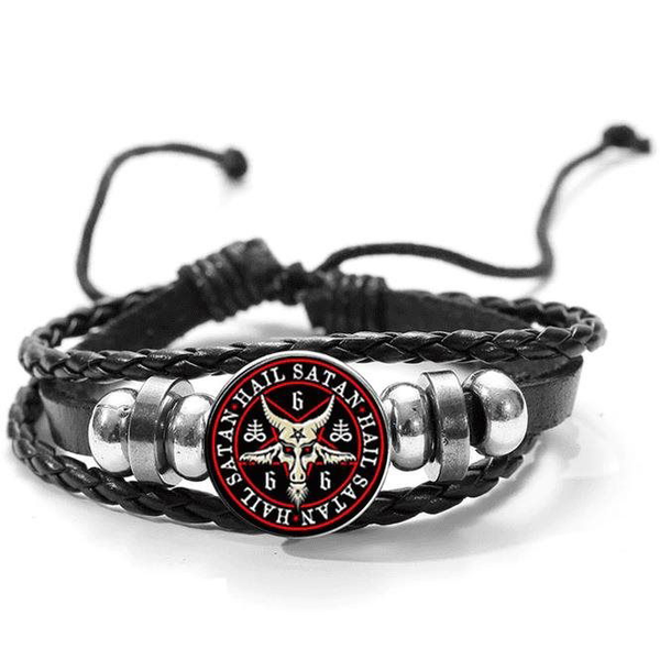 Predator Q1 bőr karkötő - Satan 110-2 /V