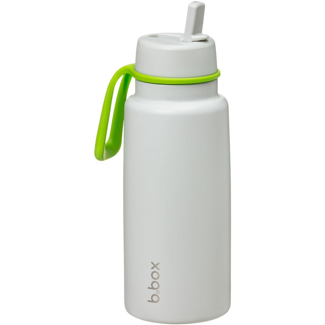 b.box termosz szívószállal, 1 l, szürke/zöld (9353965008286)
