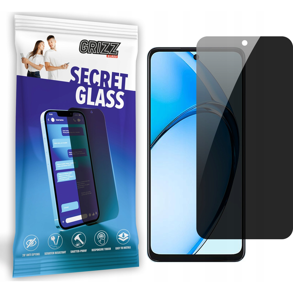  GrizzGlass Szkło prywatyzujące GrizzGlass SecretGlass do Oppo A60