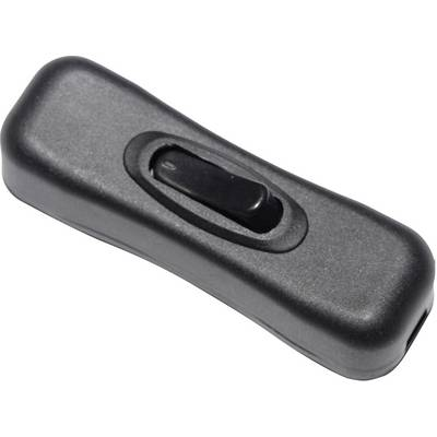 Zsinórkapcsoló, mini, fekete, Tru Components 1570627 (1371835)