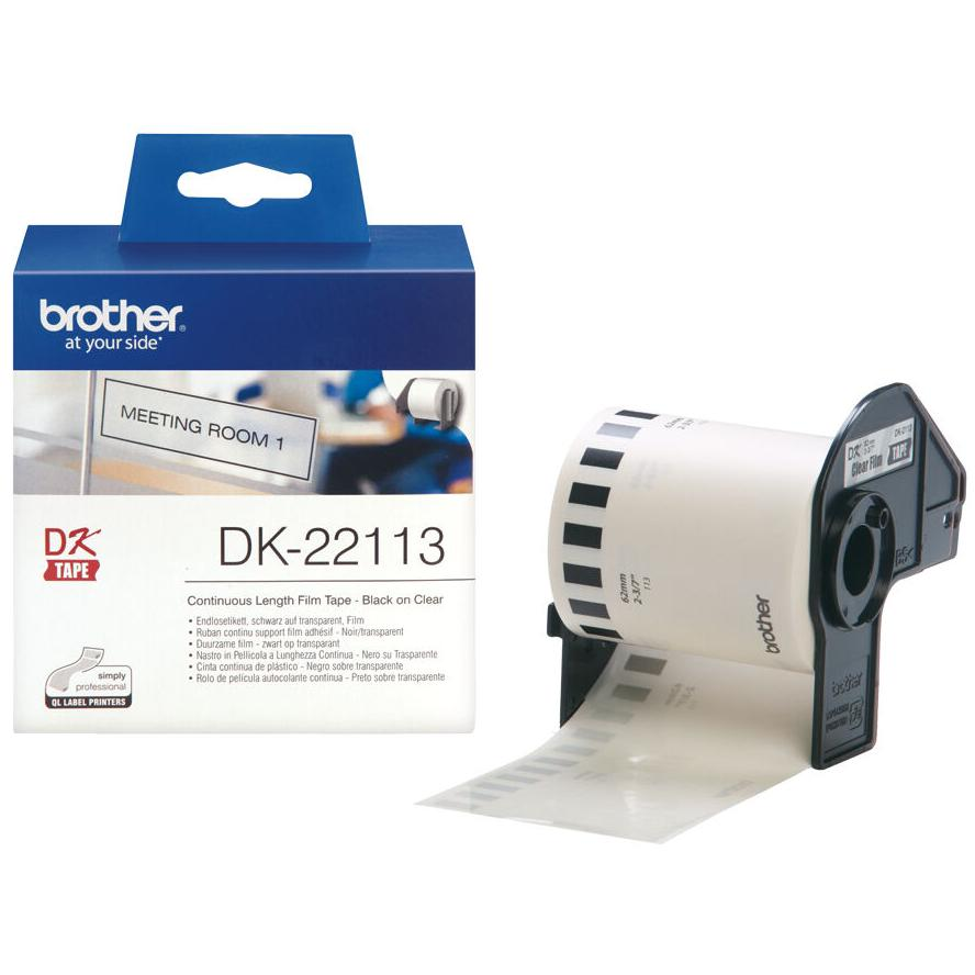 Film farblos Brother QL550/500 15,24m*62mm DK-22113 (DK22113)