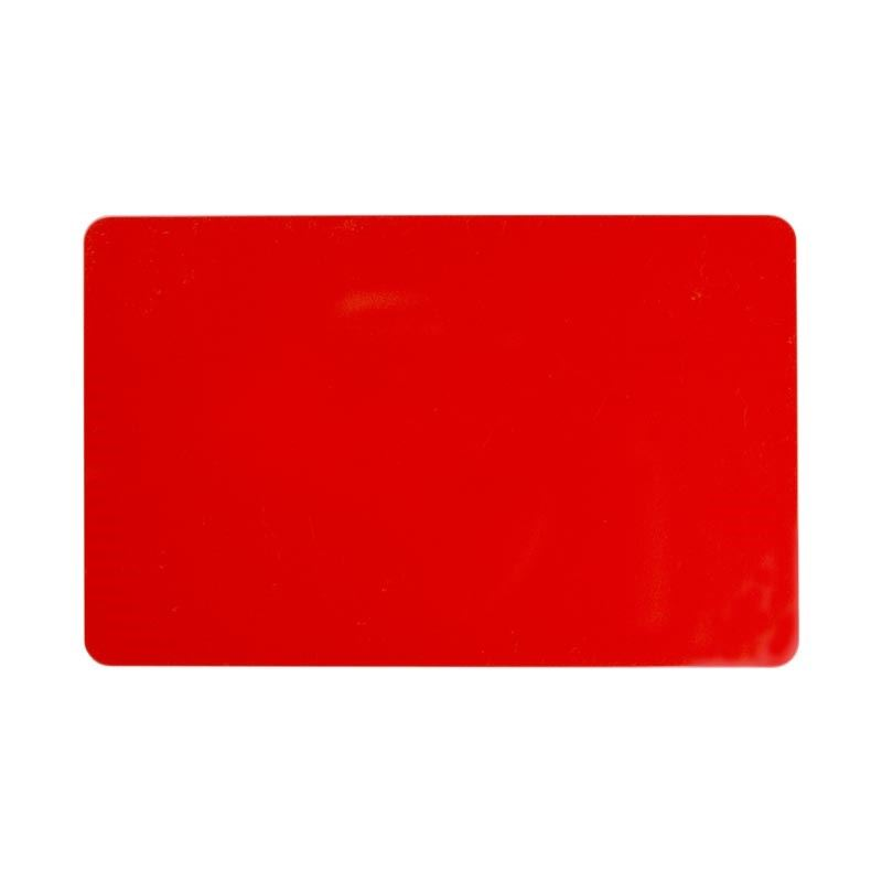 Zebra Premier Card PVC üres piros (104523-130) (104523-130)