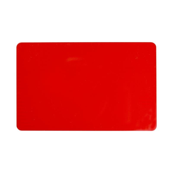 Zebra Premier Card PVC üres piros (104523-130)