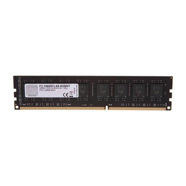 G.Skill Value DDR3 8GB 1333MHz CL9 RAM modul (F3-10600CL9S-8GBNT)