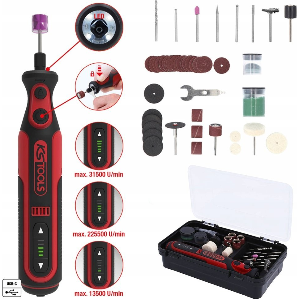 KS Tools 515.3990 515.3990 Akkus többfunkciós szerszám 7.2 V 1 Ah Vele szállított akkuk száma 1 (515.3990)
