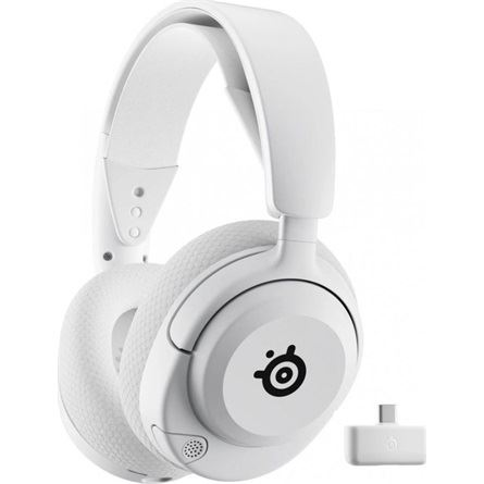 Steelseries Arctis Nova 5p Wireless - Auriculares Para Juegos Multisistema - Blanco - Controladores Magnéticos De Neodimio